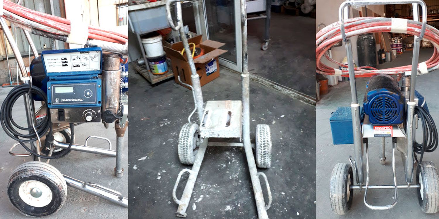 Alquiler de máquinas de proyección y pintura