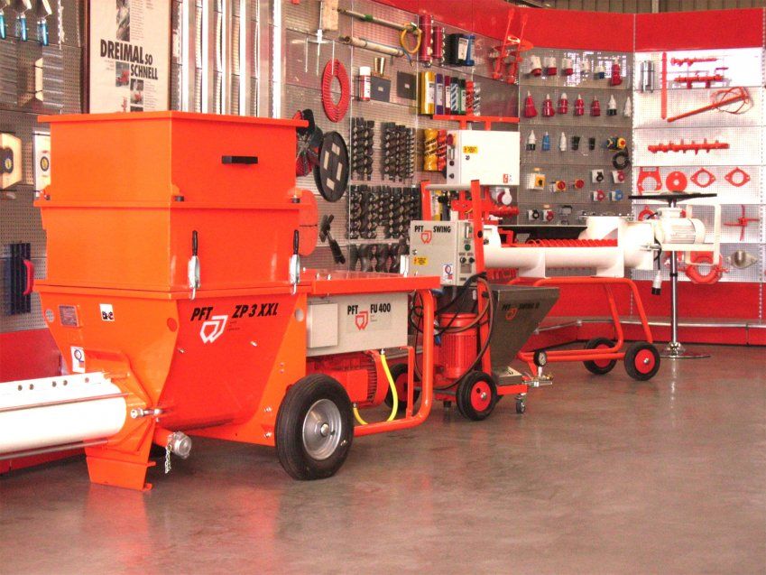 Máquina para proyectar yeso y mortero